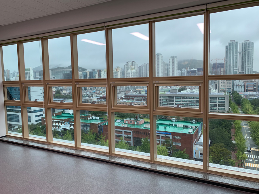 부산 부경대학교 건물 썬팅 시공 5